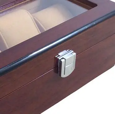 Деревянная витрина для часов с 3 ячейками органайзер хранения ювелирных изделий