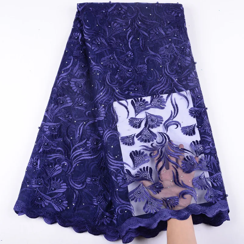 

Французская кружевная ткань, тюль, кружевная вышивка, ткань с бусинами/камнями, высококачественная африканская кружевная ткань A1447