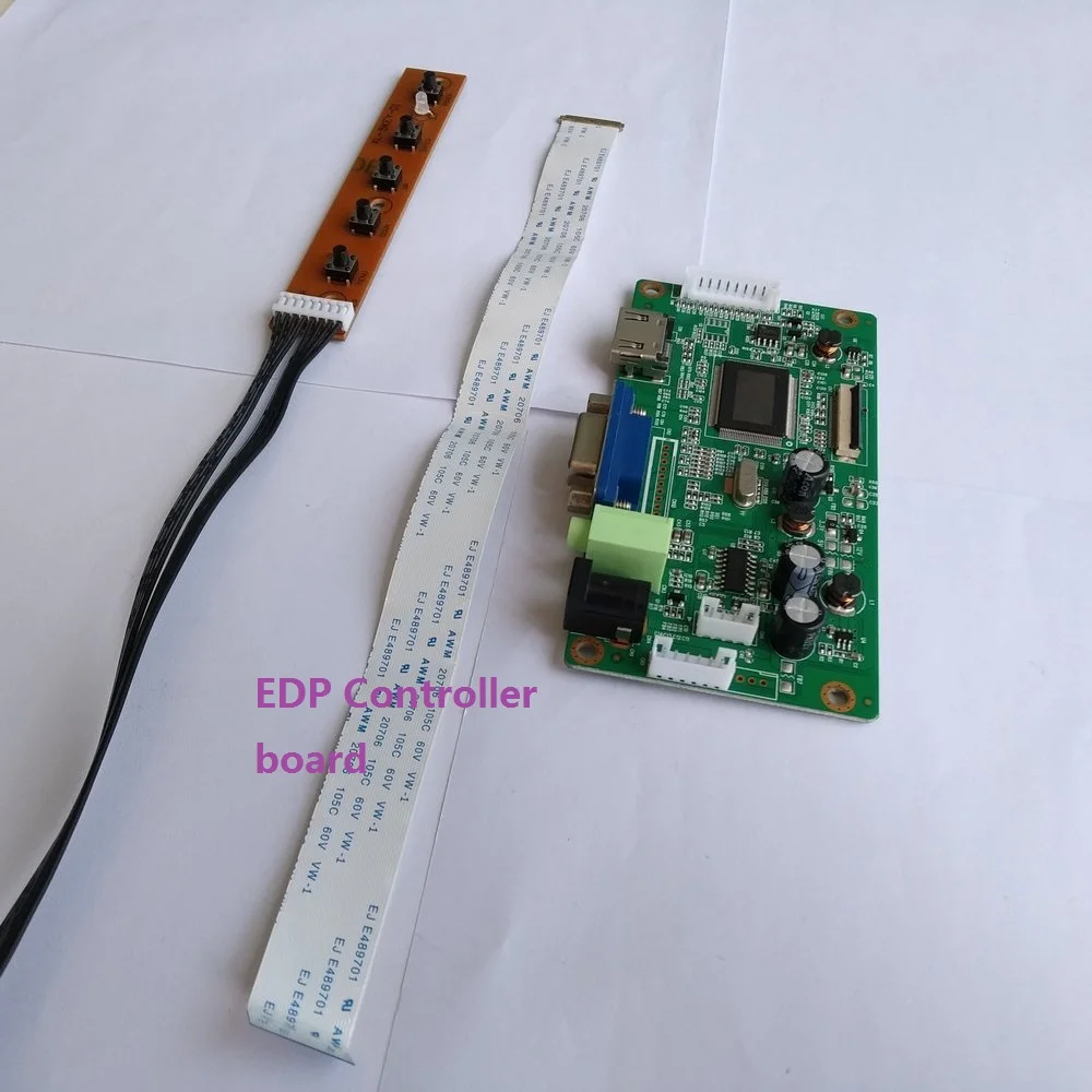 

for NV156FHM-N34 DIY KIT VGA 40Pin LCD EDP SCREEN display 1920X1080 Controller board DRIVER monitor 15.6"