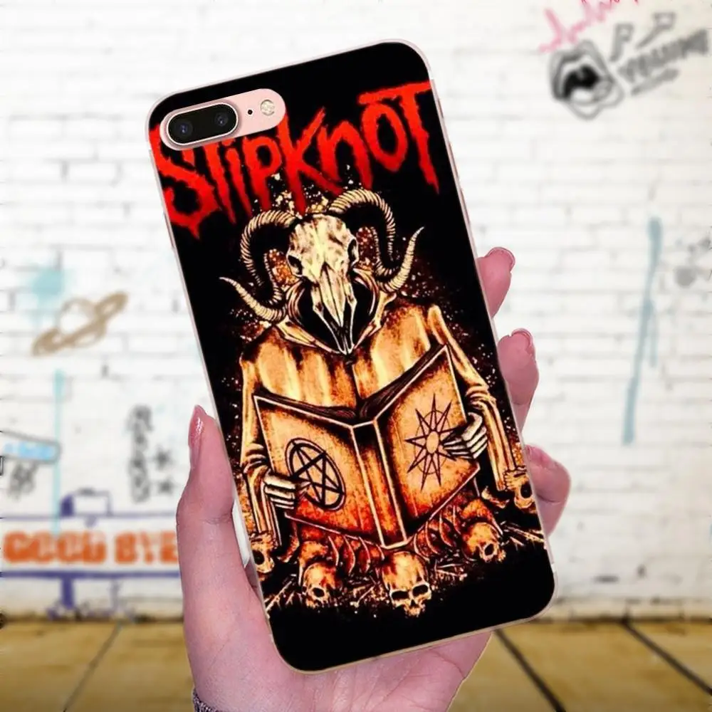 Логотип рок-группы Slipknot для Huawei P7 Honor 4C 5A 5C 5X 6 6C 6A 6X 7 7X 8 9 V8 V10 Y3II Y5II Y6II G8 Play Lite |
