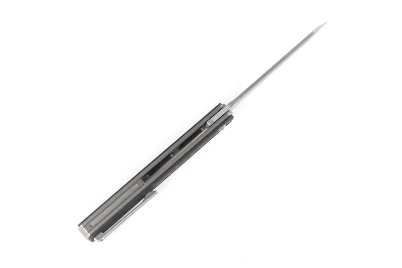 Складной нож DICORIA QM Qwaiken Tactical титановая ручка M390 шариковый подшипник Походное