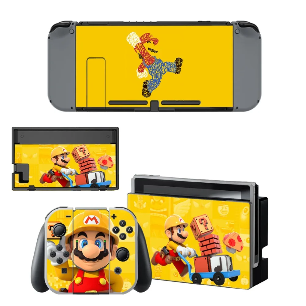 Виниловая наклейка для Nintendo switch Super Mario Switch Skin консоль NS контроллер Joy con|Наклейки| |