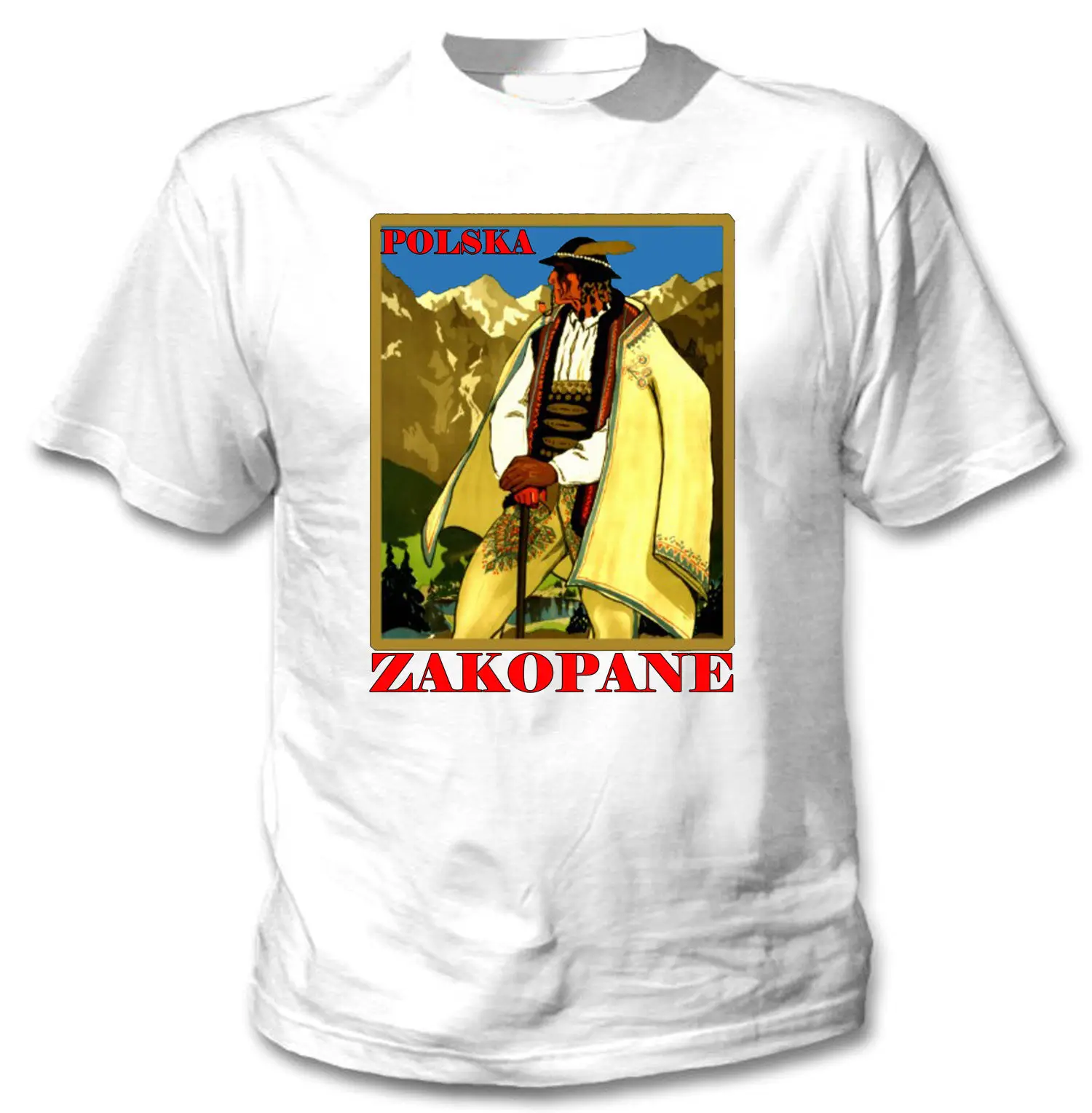 ZAKOPANE POLAND новая потрясающая графическая Футболка S M L XL XXL популярная Летняя