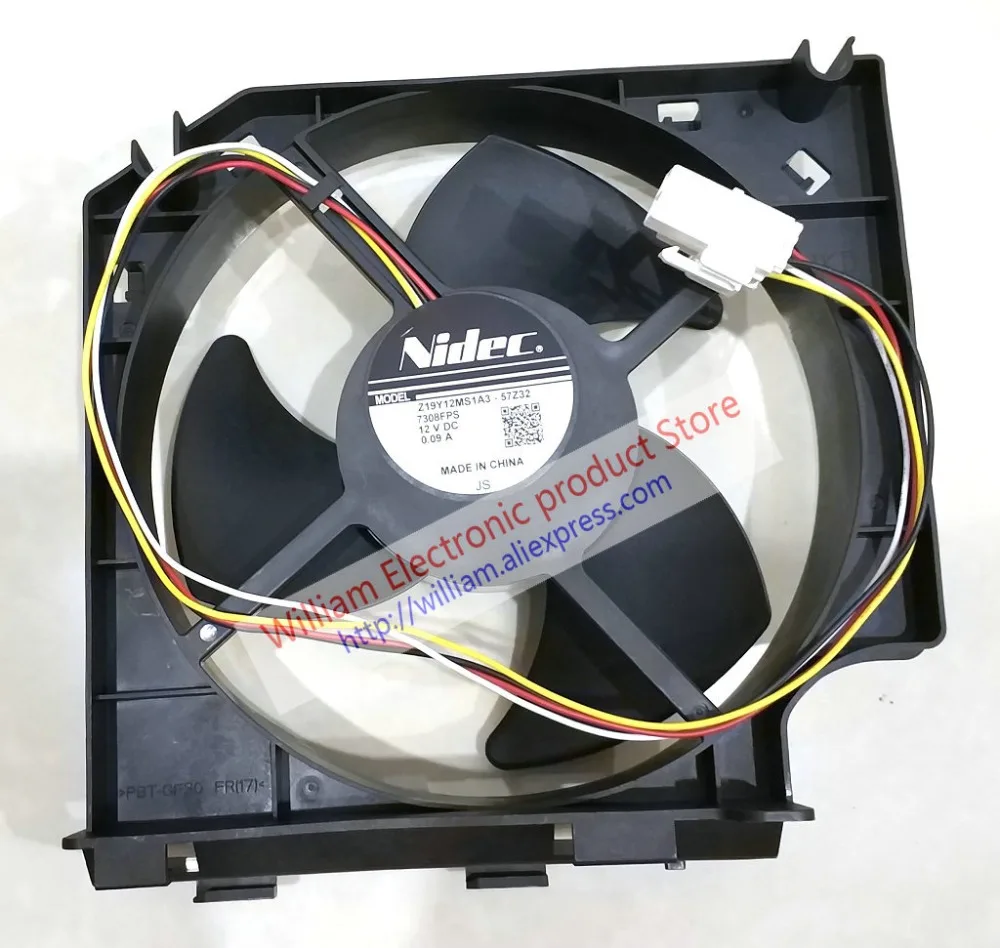 Шасси-вентилятор Nidec Z19Y12MS1A3-57Z32 7308FPS DC12V 0.09A для haier холодильник замороженные вентилятор охлаждения