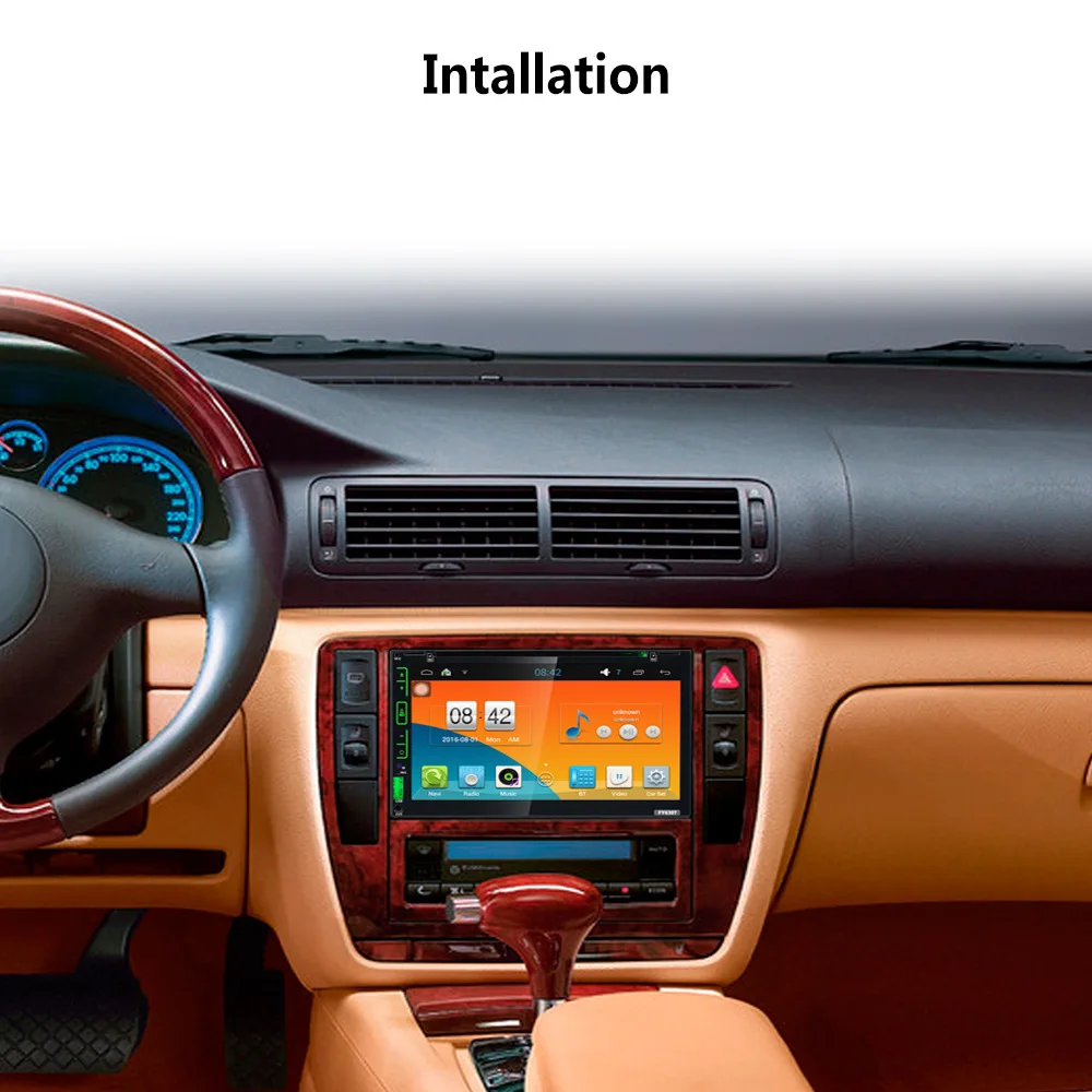 Автомагнитола с сенсорным экраном 7 дюймов 2 Din GPS Android автомобильный DVD двойной