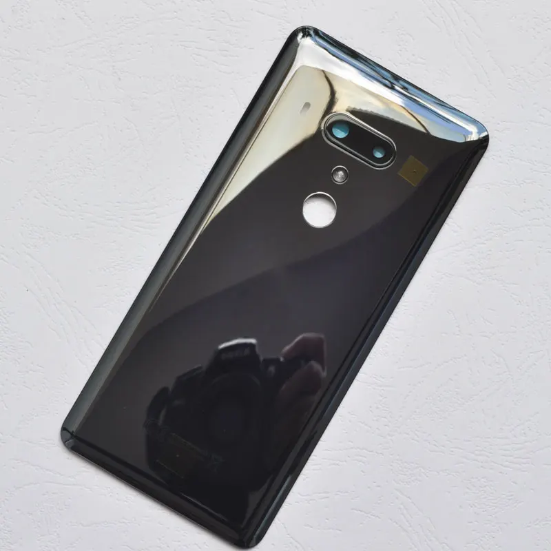 ZUCZUG, стеклянный задний корпус для htc U12 Plus, чехол на батарейку, чехол на дверь U12 Plus, запасная часть с объективом камеры+ логотип