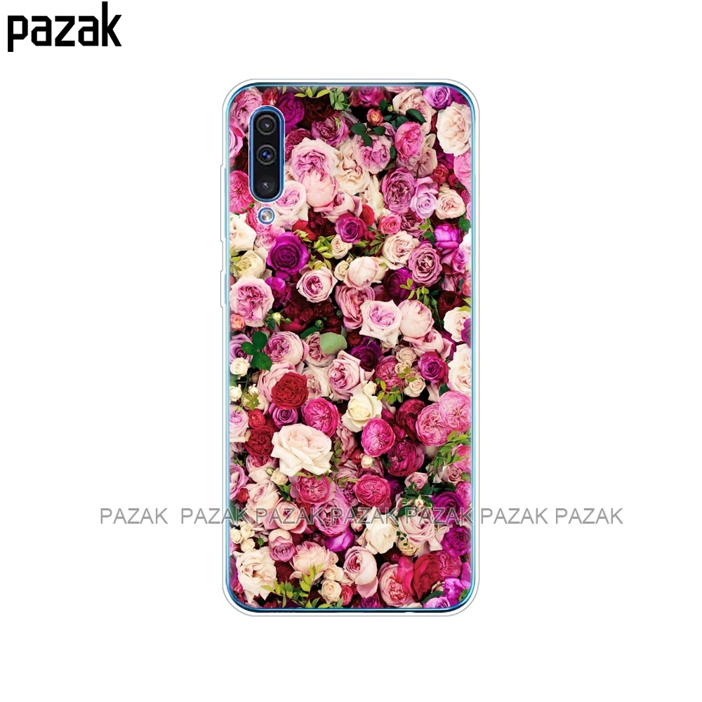61373 Чехол для Samsung Galaxy A50, силиконовая прозрачная задняя крышка, чехол для телефона Samsung A50 A505 A505F, SM-A505F, мягкий чехол 6,4, чехол, бампер - Цвет: 61373