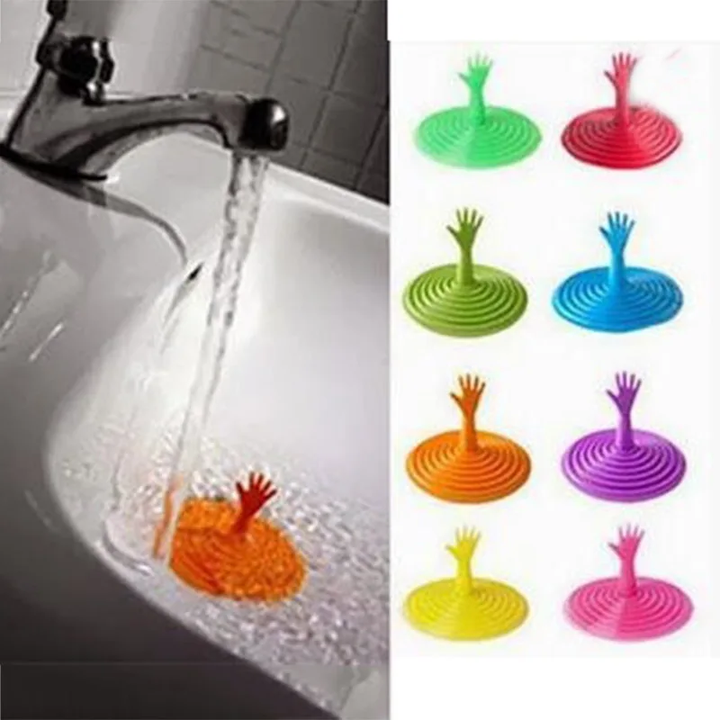 1 шт. дома в форме руки раковина Plug Ванна силиконовые Универсальный ванная