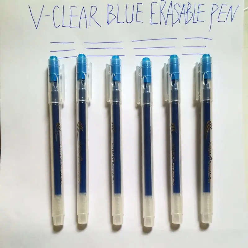 Гелевая ручка VCLEAR 6 шт. синяя искусственная гелевых стираемых ручек подарок