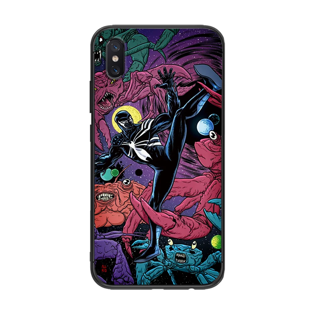 Marvel venom deadly Soft TPU For Xiaomi Redmi Mi6 8 9 A1 A2 F1 Plus Case 5 /5Plus M8 Lite Silicone Phone Back |