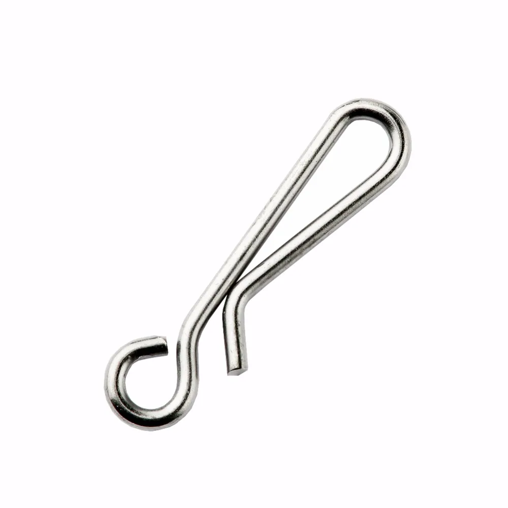100pcs Hanging Fishing Snap swivels Barrel Fishing Connector Sea Accessories Fish Carp Tackle Box Fly Tools Hook Lure Ring