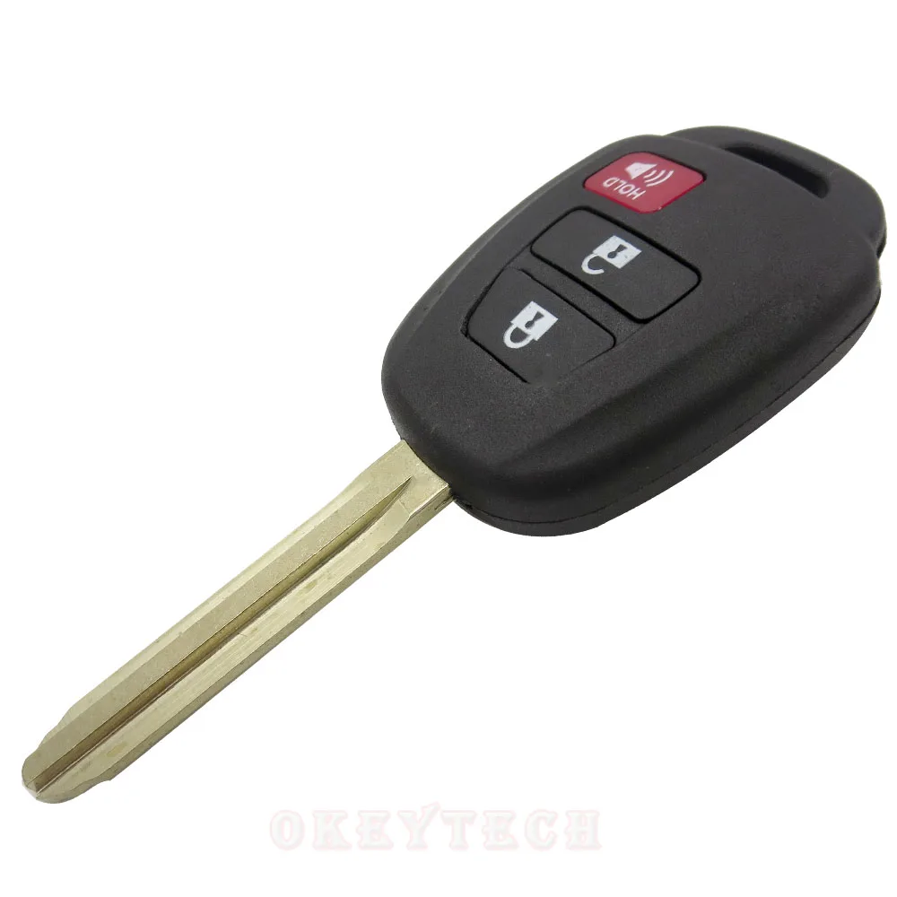OkeyTech 3 кнопочный Сменный Чехол для автомобильного ключа чехол автомобильный