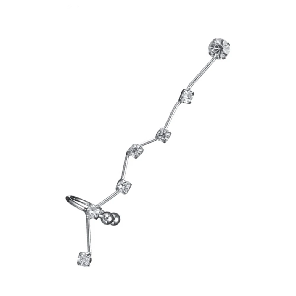 Звезды галактика женские серьги Созвездие подметать гусеничный альпинист ушной