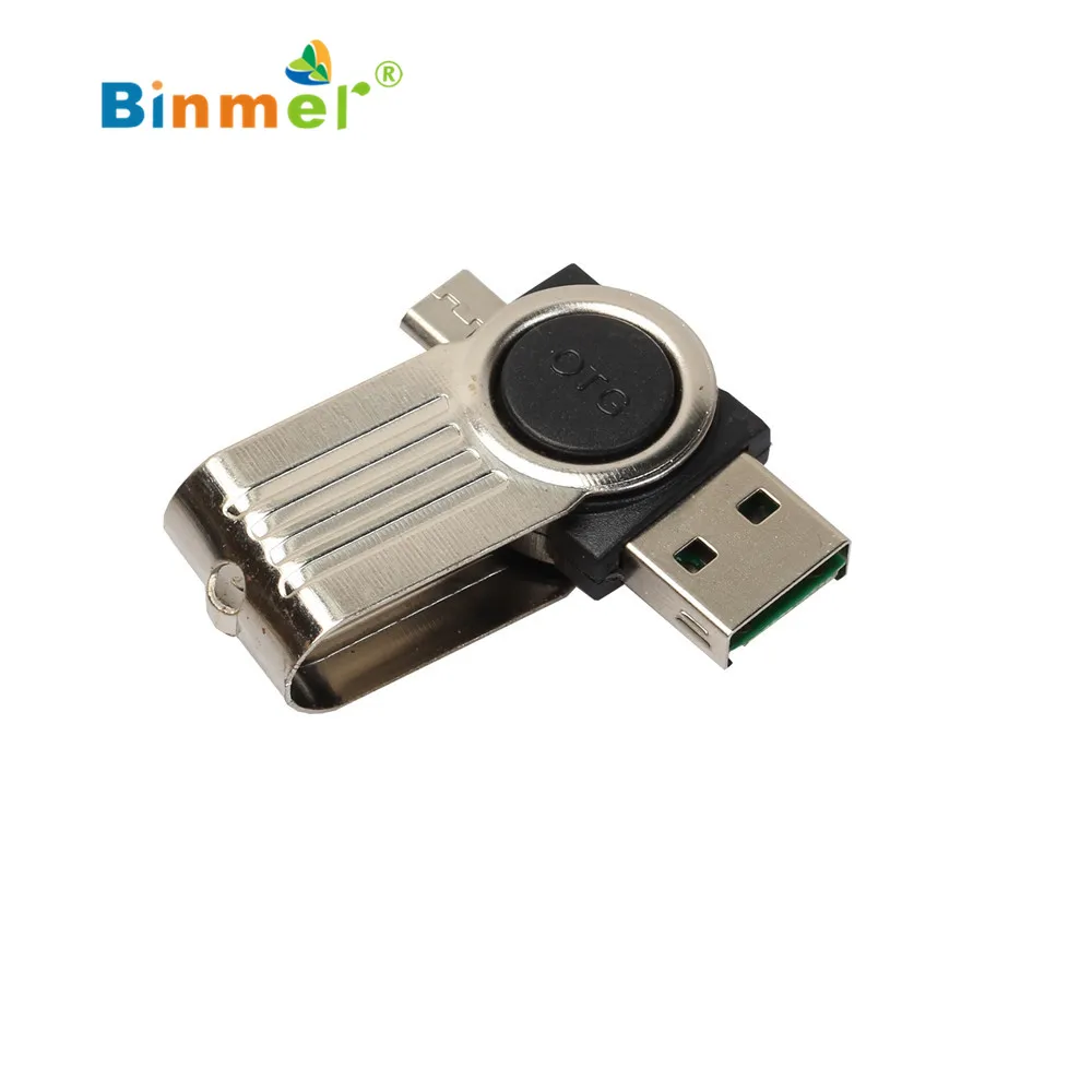 Кардридер ECOSIN2 OTG Micro USB к 2 0 SD TF кардридер адаптер для телефона Android April11 |
