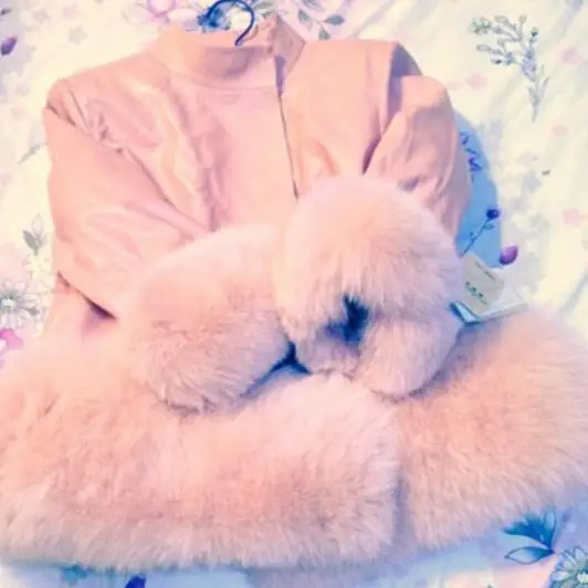 Новинка осенне-зимнее замшевое пальто из искусственной лисьей кожи кожаная