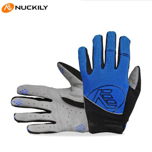 Мужские велосипедные перчатки NUCKILY с полным пальцем Guantes Ciclismo Luvas для горного