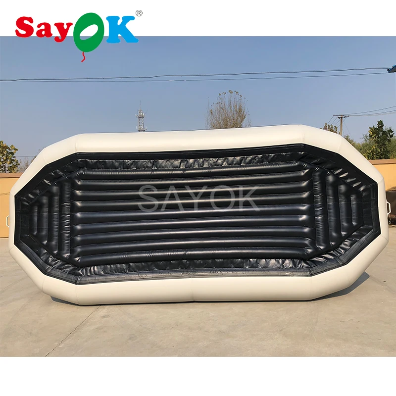 5 м длинная надувная рафтинговая лодка водная горка для рафтинга на продажу (для 12