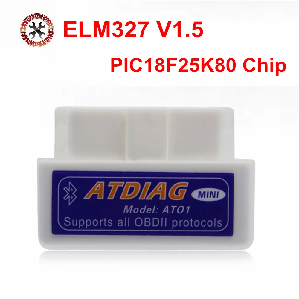 V1.5 Super MINI ELM327 Bluetooth ELM 327 версия 1 5 с чипом PIC18F25K80 для большинства автомобилей