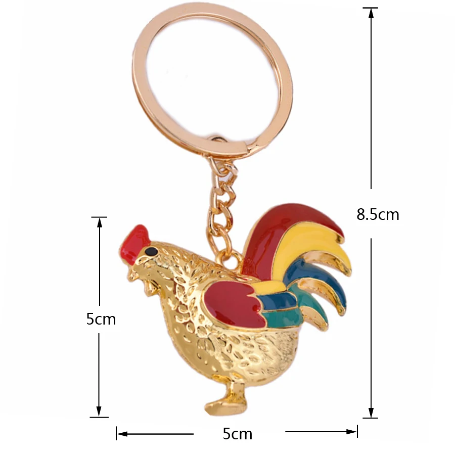 Индивидуальный Очаровательный Металлический милый разноцветный брелок из