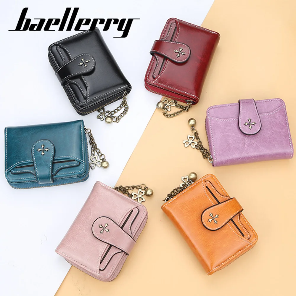 Женский винтажный кошелек Длинный из искусственной кожи на молнии 2019|Женские