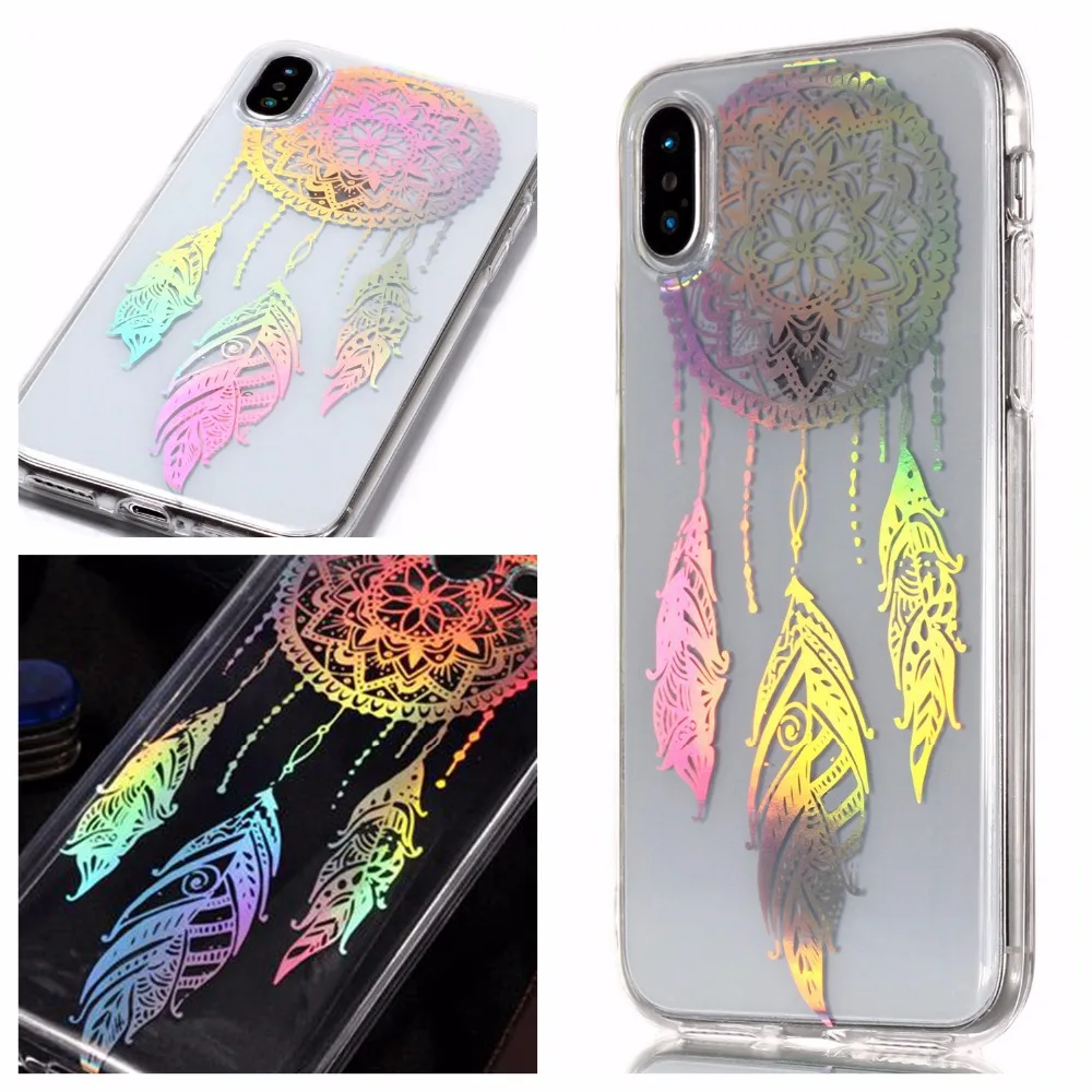 Sunjolly Symphony Laser Мягкий ТПУ чехол для телефона Тонкий Huawei P10 P9 P8 Lite 2017 Mate 9 10 Lite/Pro |