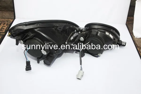 Для Lexus GS300 GS400 GS430 светодиодный фары Angel Eyes 1998-2005 года серебристый корпус LF |
