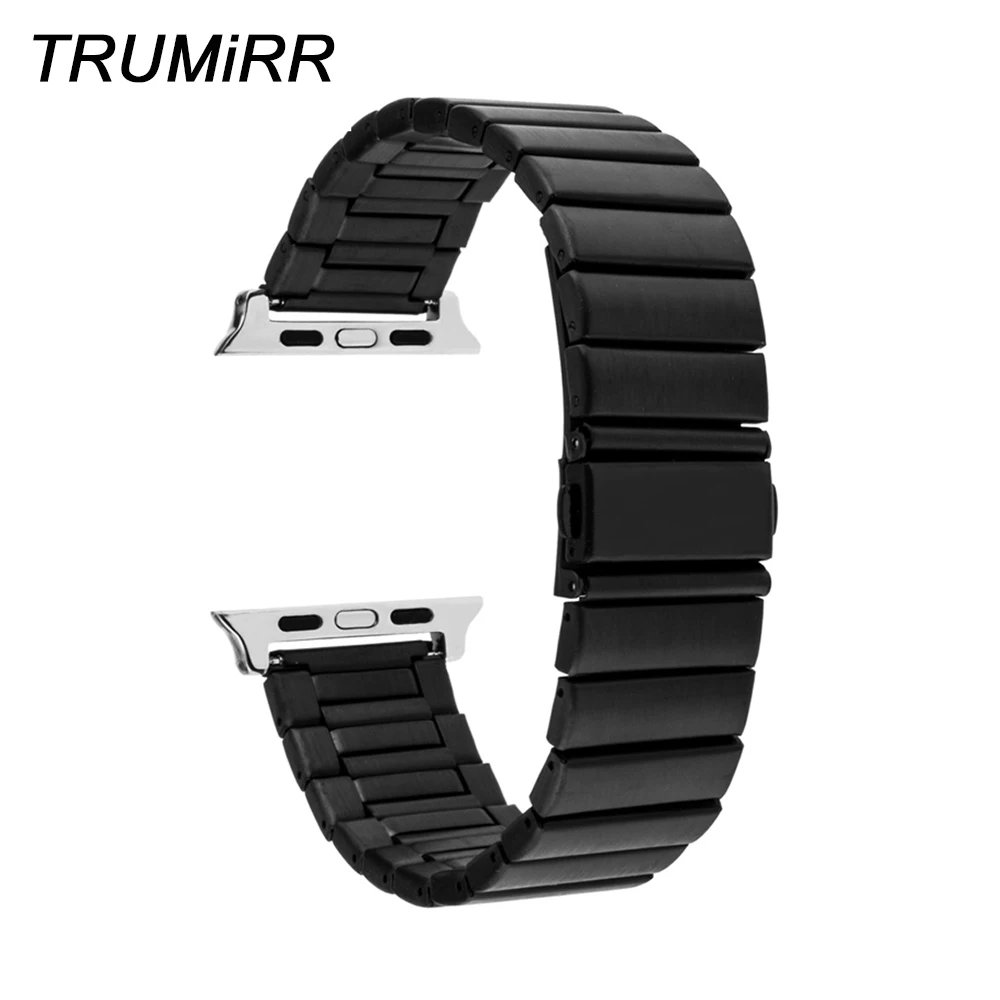 Ремешок для часов из нержавеющей стали + адаптеры iWatch Apple Watch 38 мм 42 сменный