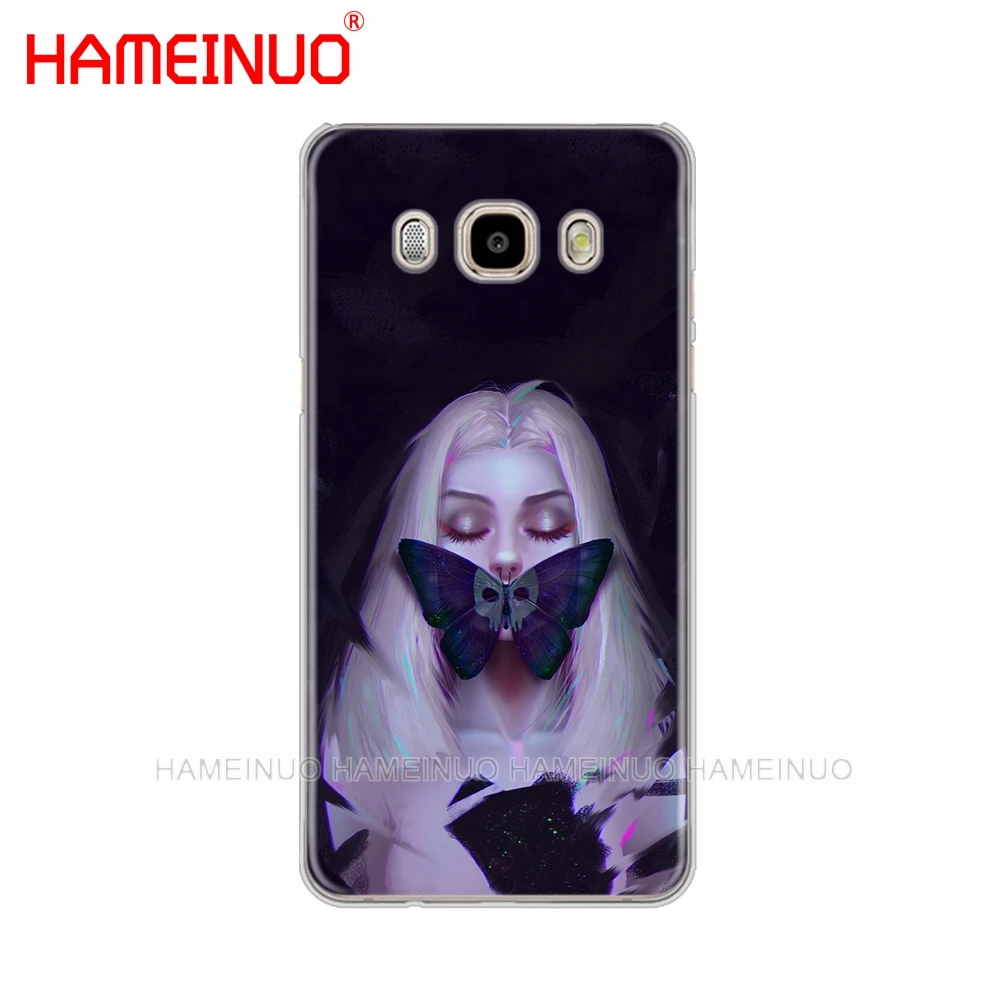 HAMEINUO чехол для телефона с бабочками на белых розах и цветами Samsung Galaxy J1 J2 J3 J5 J7 MINI ACE