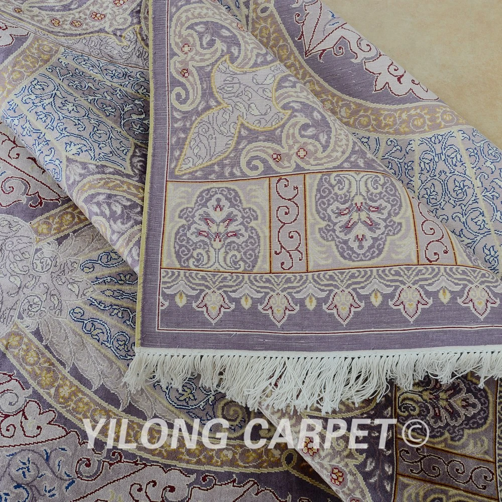 Ковер Yilong 6 'x 9 'vantage фиолетовый классический ковер ручной работы для спальни