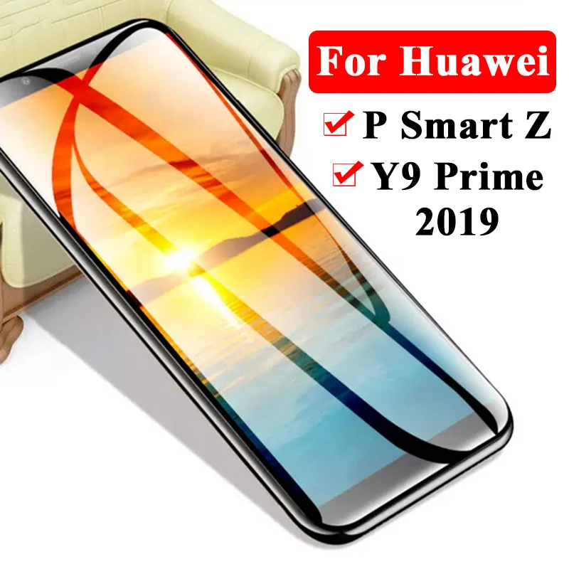 Защитное стекло для huawei p smart z экранный протектор y9 prime 2019 закаленное huawey psmart 9y