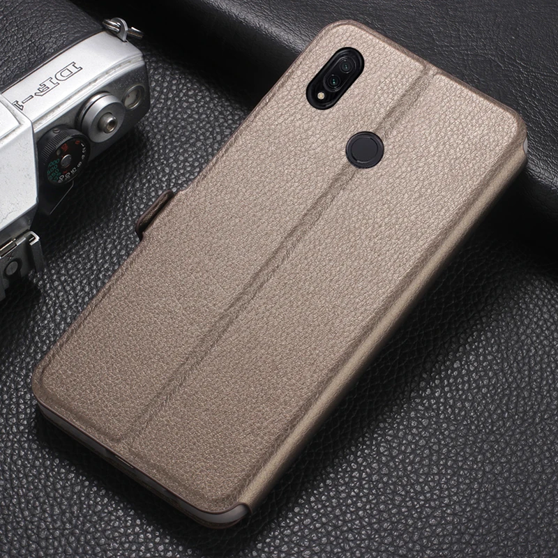Чехол-книжка для Xiaomi Redmi Note 5 7 Pro 7A 8 8A 4X 5X 6X Mi 10T кожаный | Мобильные телефоны и