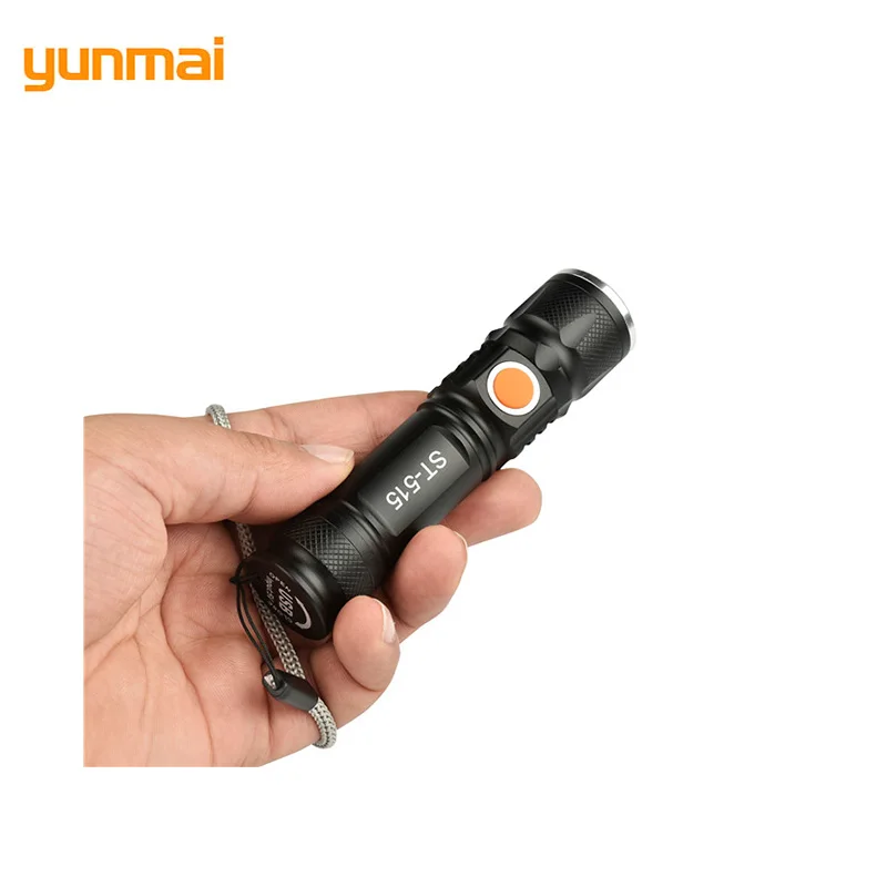 Перезаряжаемый USB фонарик yunmai с регулируемым лучом переносной стробоскоп
