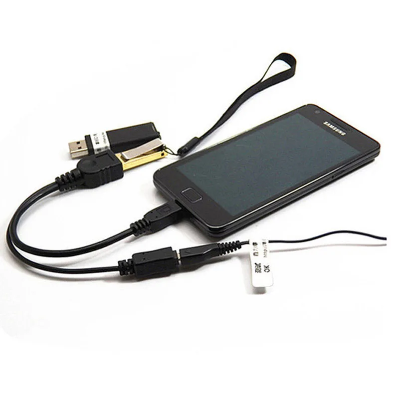 USB Type A Female to Micro Male OTG Y для Xiaomi Sony Host Power Splitter Adapter зарядный кабель передачи данных |