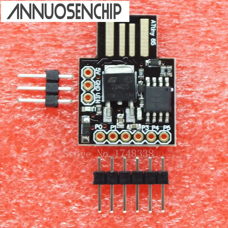 Макетная плата Micro USB Digispark ATTINY85 для Arduino макетная I/O IIC I2C модуль SPI|Импульсный