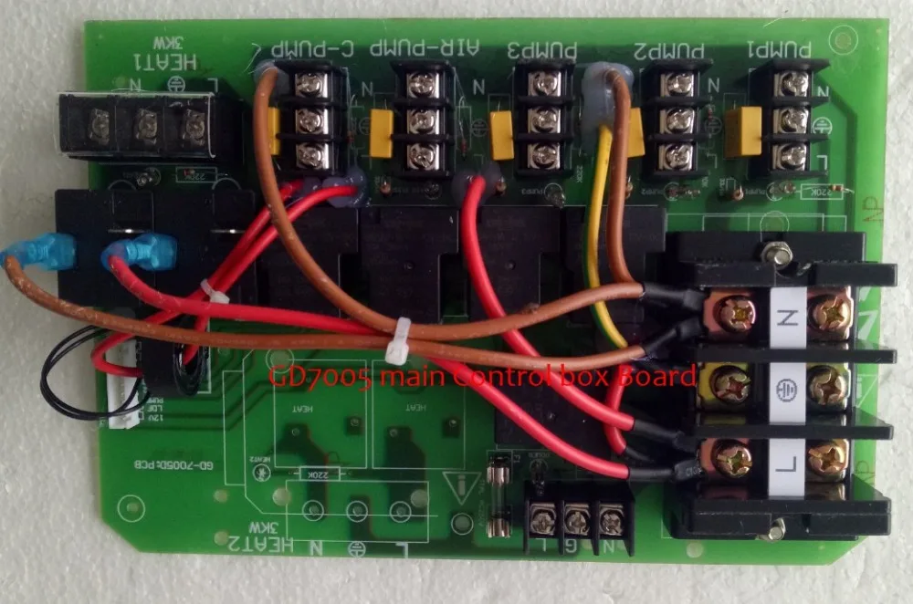 

hot tub spa PC circuit board for China controller Pack GD800 GD7005 main control box