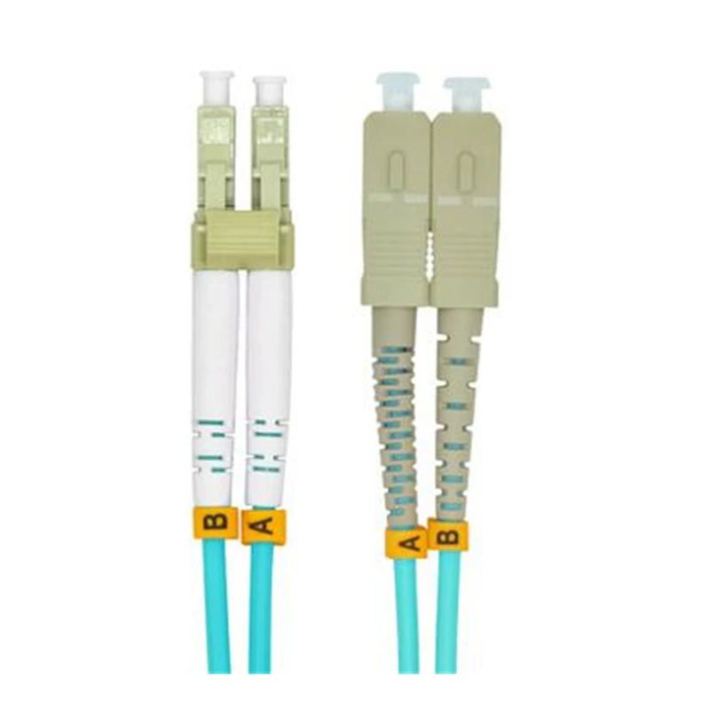 10 шт. LC SC fibra optica ftth патч кабель 10G OM3 многомодовый дуплексный ПВХ корд 1 м 2 3 5