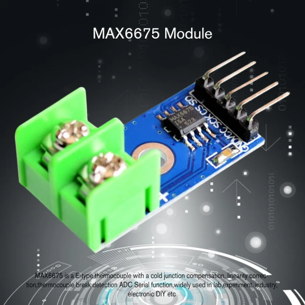 MAX6675 e-тип Термометр термопары датчик температуры модуль комплект плата зонд для