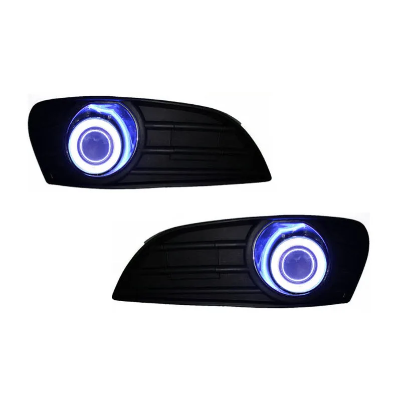 

Car Styling For Geely MK Cross White Angel Eyes DRL Yellow Signal Light H11 Halogen / Xenon Fog Lights Projector Lens E13