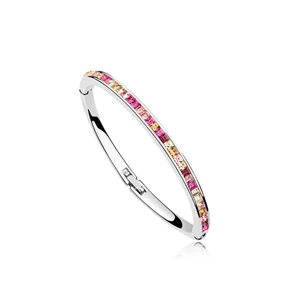 Новинка Лидер продаж браслет с кристаллами Сваровски застежка-пуговица