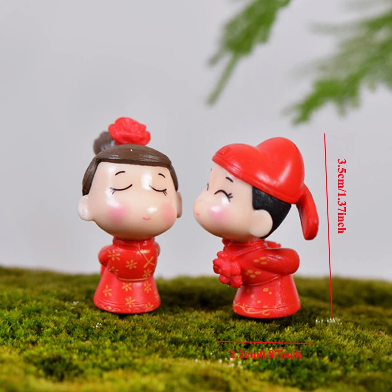 2 шт. Свадебные украшения для невесты и жениха миниатюры мини-украшения в виде