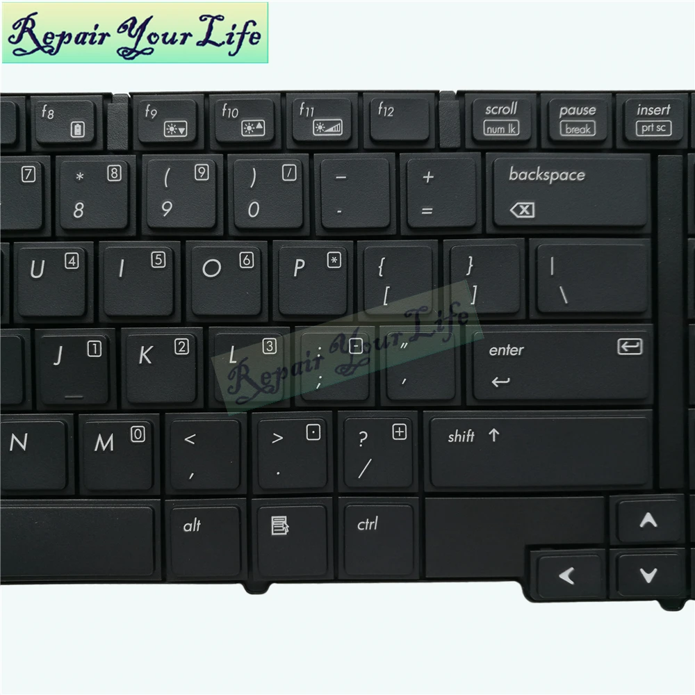 Клавиатура для ноутбука hp Elitebook 8440P 8440W 8440 американская английская версия черная