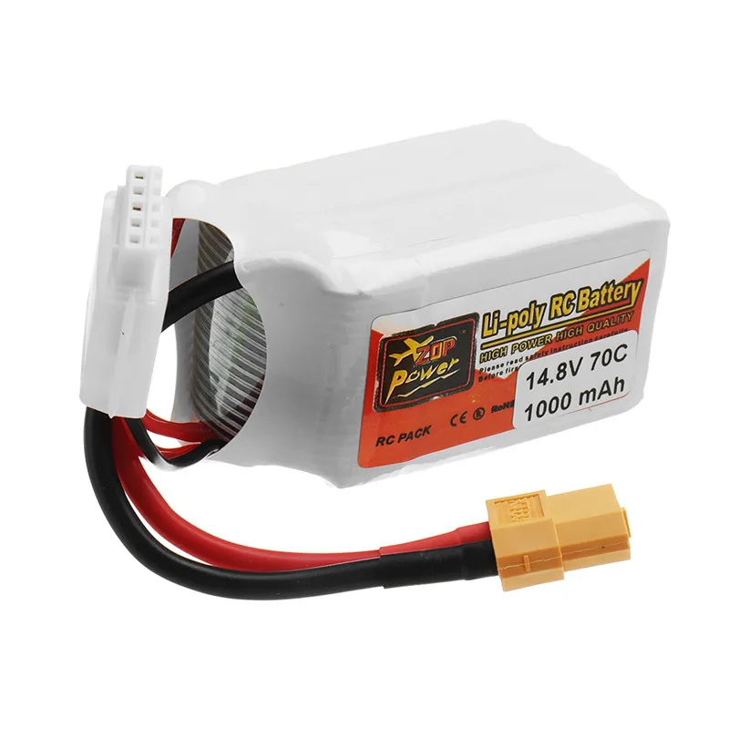 ZOP питания 14 8 V 1000 мА/ч 70C 4S Перезаряжаемые Lipo Батарея с XT60 разъем для