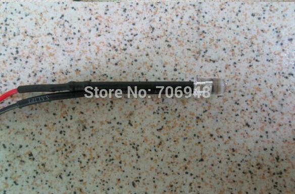 Микс воды ясно 5 мм Предварительно проводной светодиод с 9V батареи клип каждый