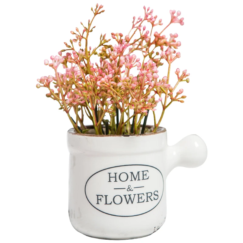 INS Artificial Flowers Decoration For Home Pastoral Style Wedding Decorations Office Living Room Showcase Ornaments | Дом и сад
