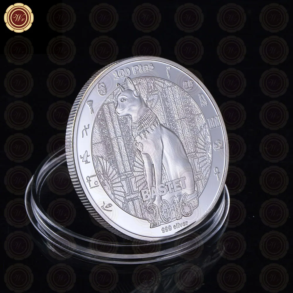 WR Новое поступление монета из цинкового сплава сувенирная в виде животного 999