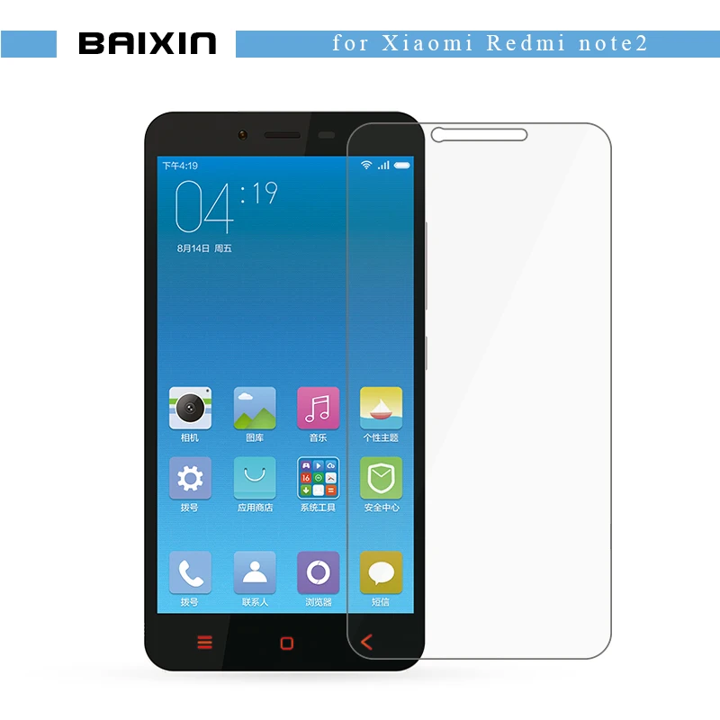 Amazing 9H 0 3 мм 2.5D нанометр закаленное стекло Защита для экрана XIAOMI REDMI NOTE 2 4G LTE HONGMI