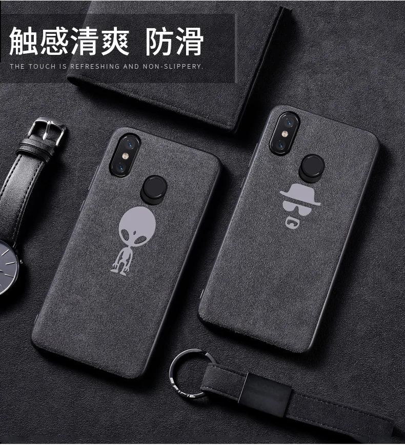 Противоскользящий кожаный меховой чехол для телефона Xiaomi mi 5 6 8 9 mix 2 3 2s max 3 redmi note 7 Marvel Batman чехол с логотипом автомобиля Мягкий край