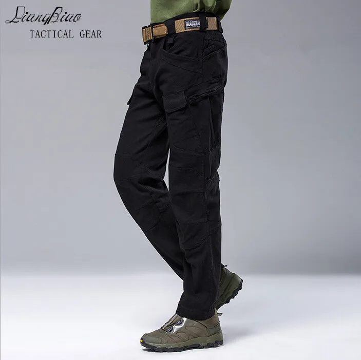 Брюки-карго мужские тактические уличные штаны для тренировок в стиле милитари