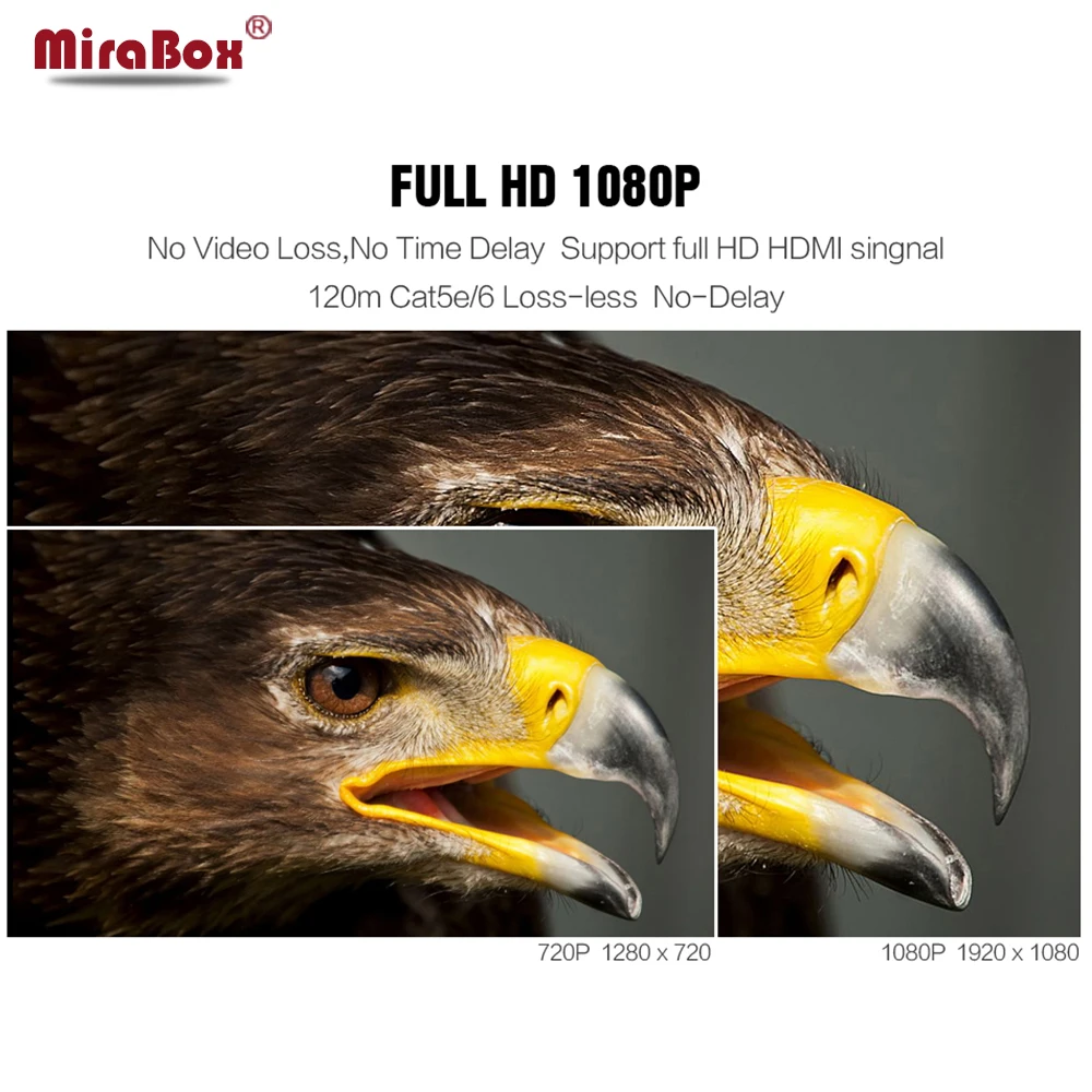 Mirabox HDMI Extender ИК 120 м по CAT5/cat5e/cat6 utp rj45 Поддержка 1080 P с без потерь не задержки hdmi