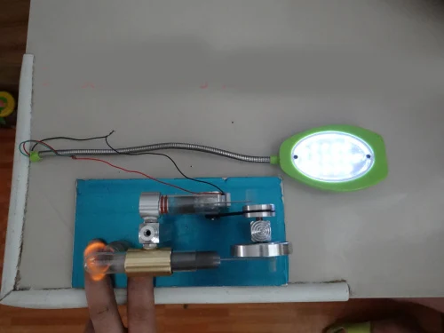 Модель двигателя Stirling с внешним сгоранием подарок на день рождения DIY мини-модель